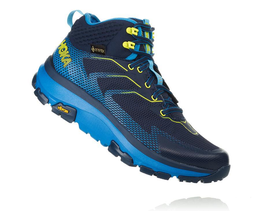 Hoka One One Toa Gore-Tex - Men Hiking Boots - Navy,Australia PKL-524368